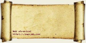 Gavrilo Adamović vizit kartica